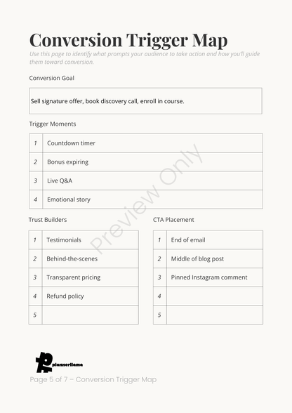 Funnel Builder – Module 4 | Color + Ink Saver Planner PDF