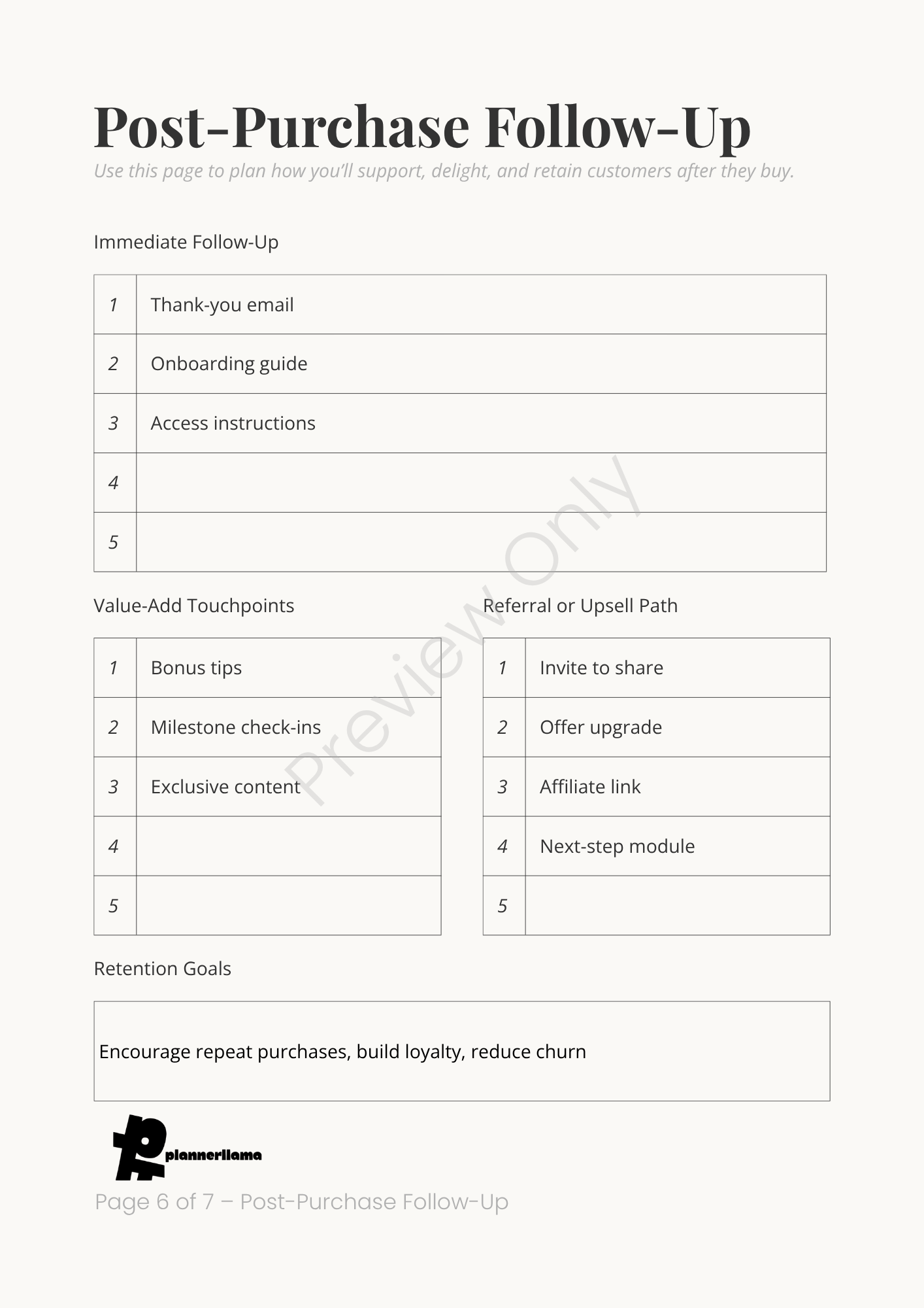 Funnel Builder – Module 4 | Color + Ink Saver Planner PDF