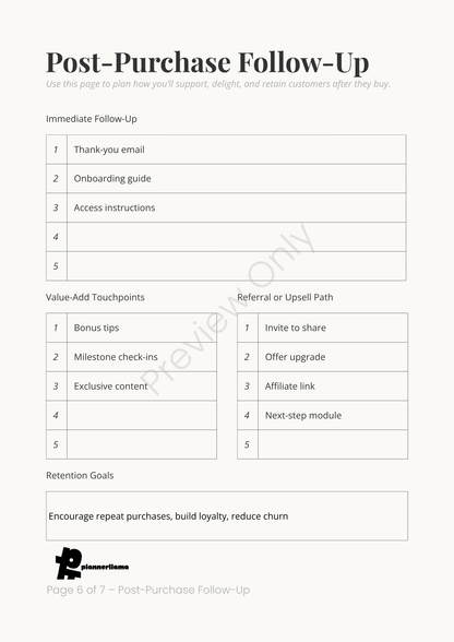 Funnel Builder – Module 4 | Color + Ink Saver Planner PDF